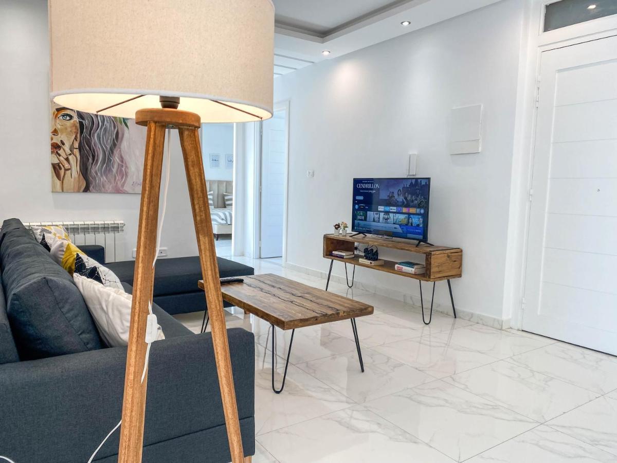 Cosy Apartment In La Marsa - 2 Bed 1 Bath 외부 사진